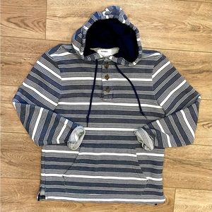 Old Navy Mens Striped Hoodie Sweatshirt Size Small